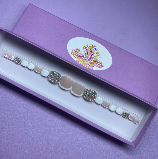 Luxury French White (Toenails)