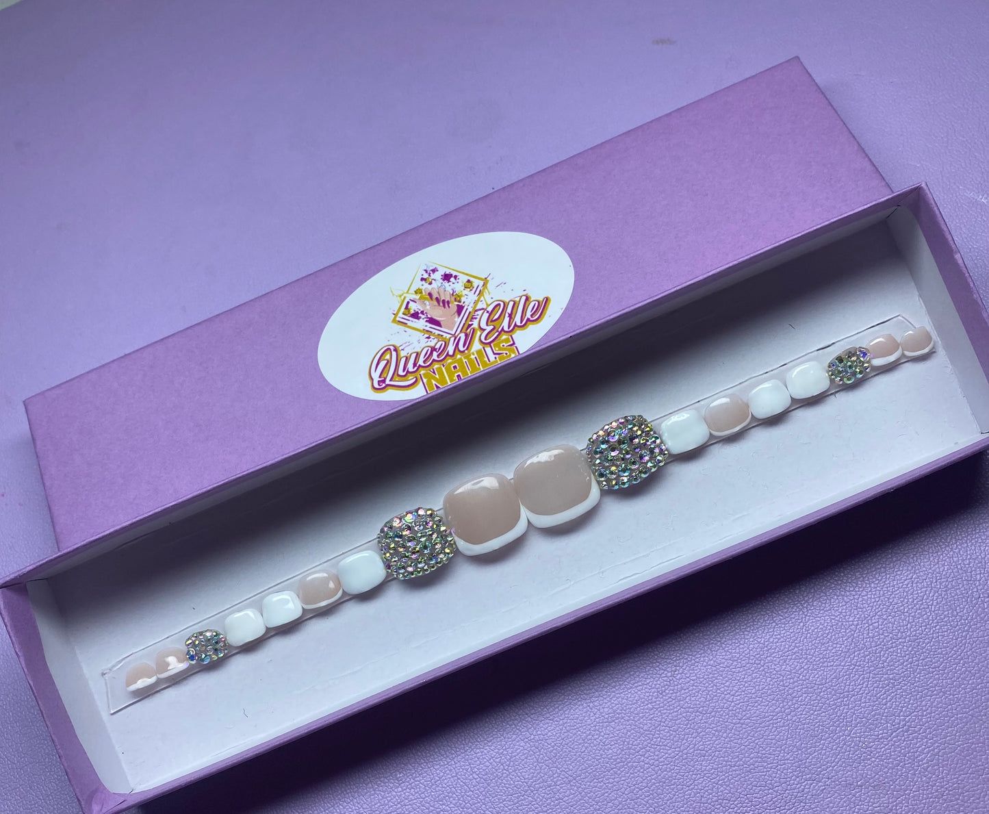 Luxury French White (Toenails)