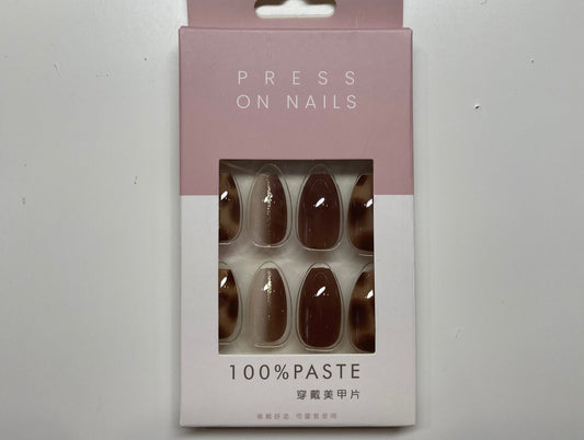 Brown Cheetah Print - Press-Ons