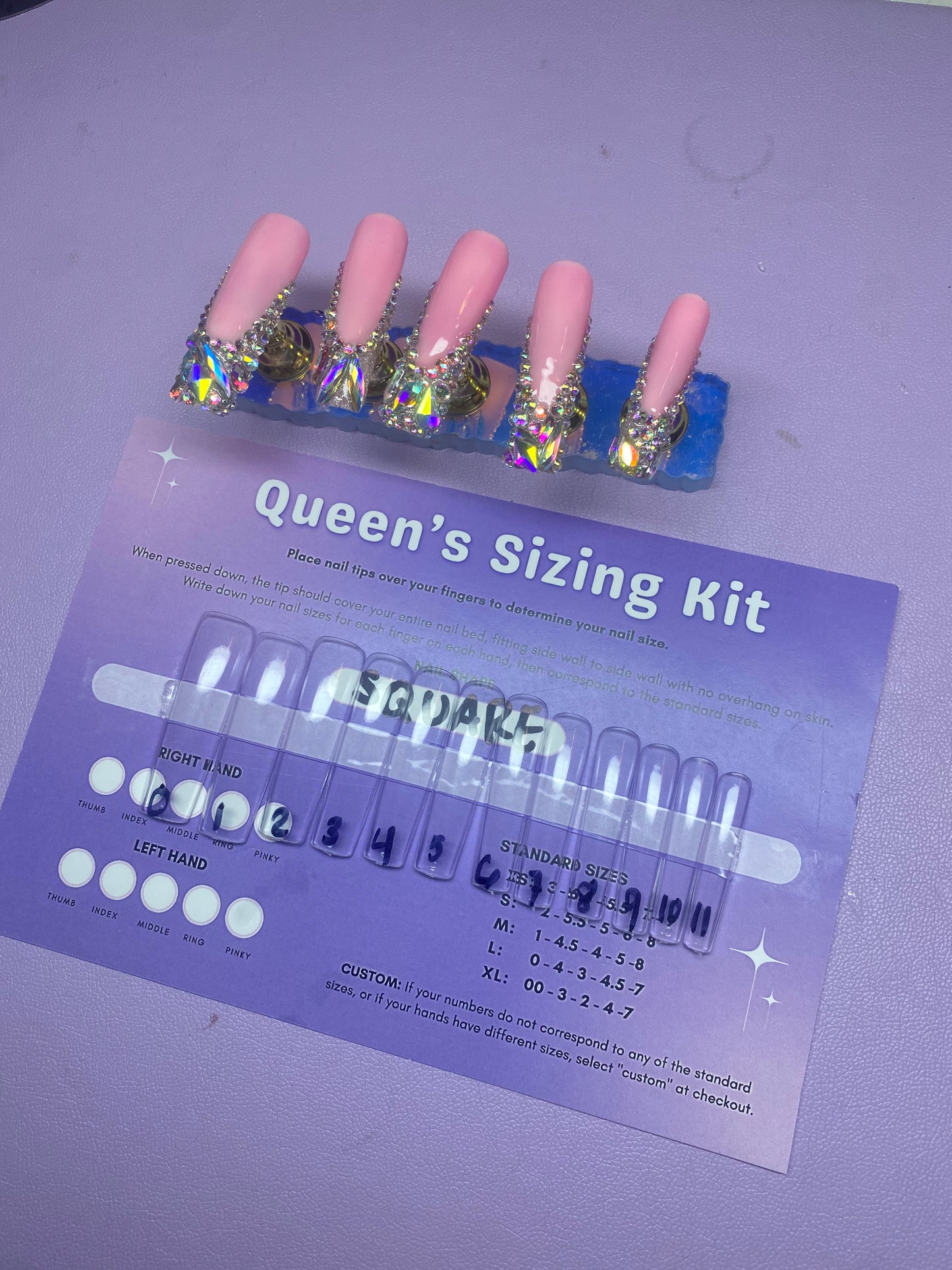 Sizing Kit - Custom Press Ons